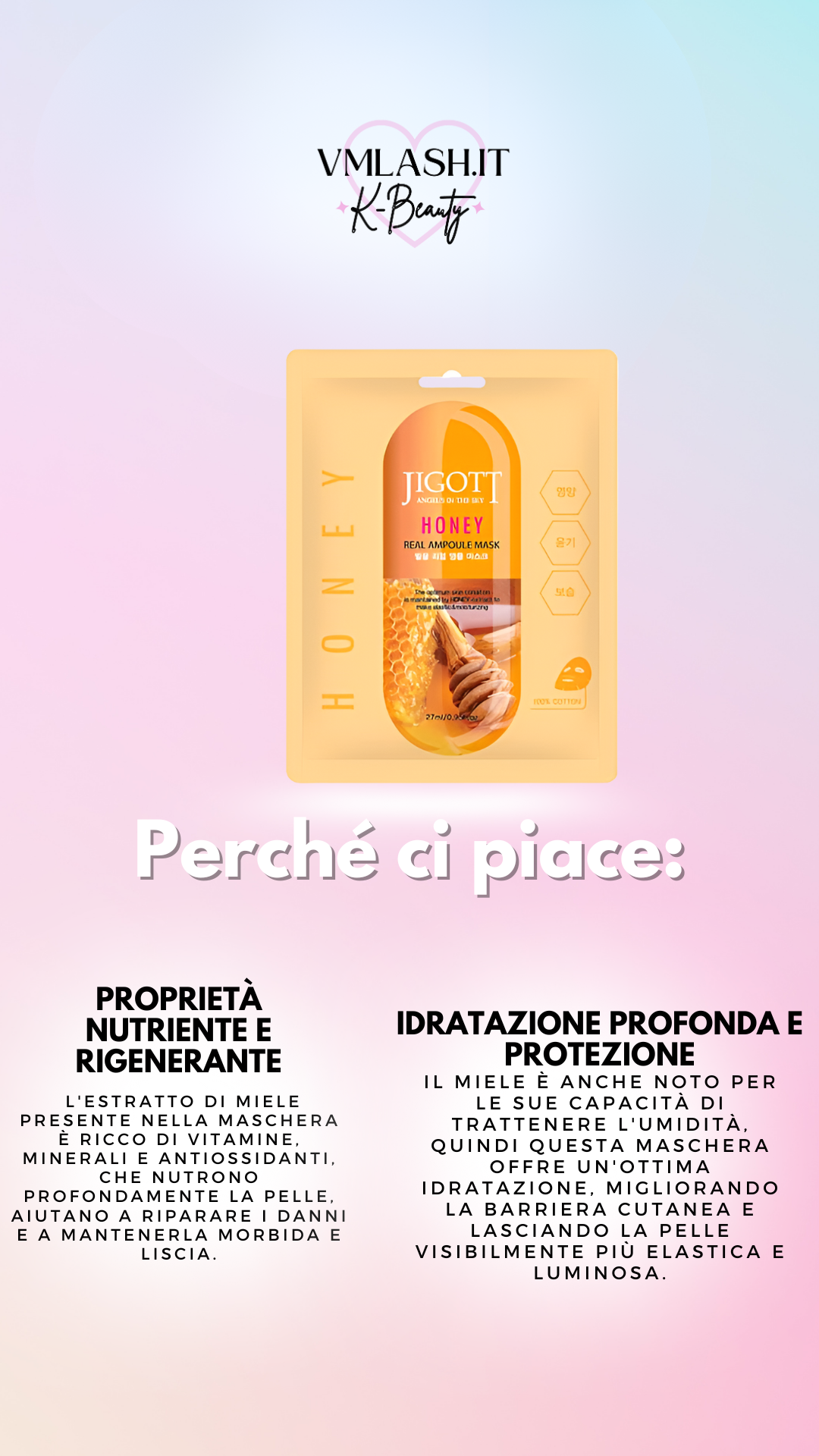 JIGOTT Honey Real Ampoule Mask