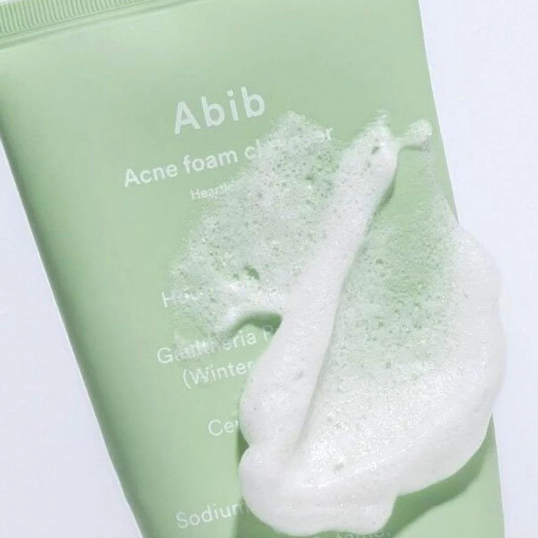 Abib - Acne Foam Cleanser Heartleaf Foam - Schiuma detergente per pelle acneica, contrasta le impurità - 150 ml