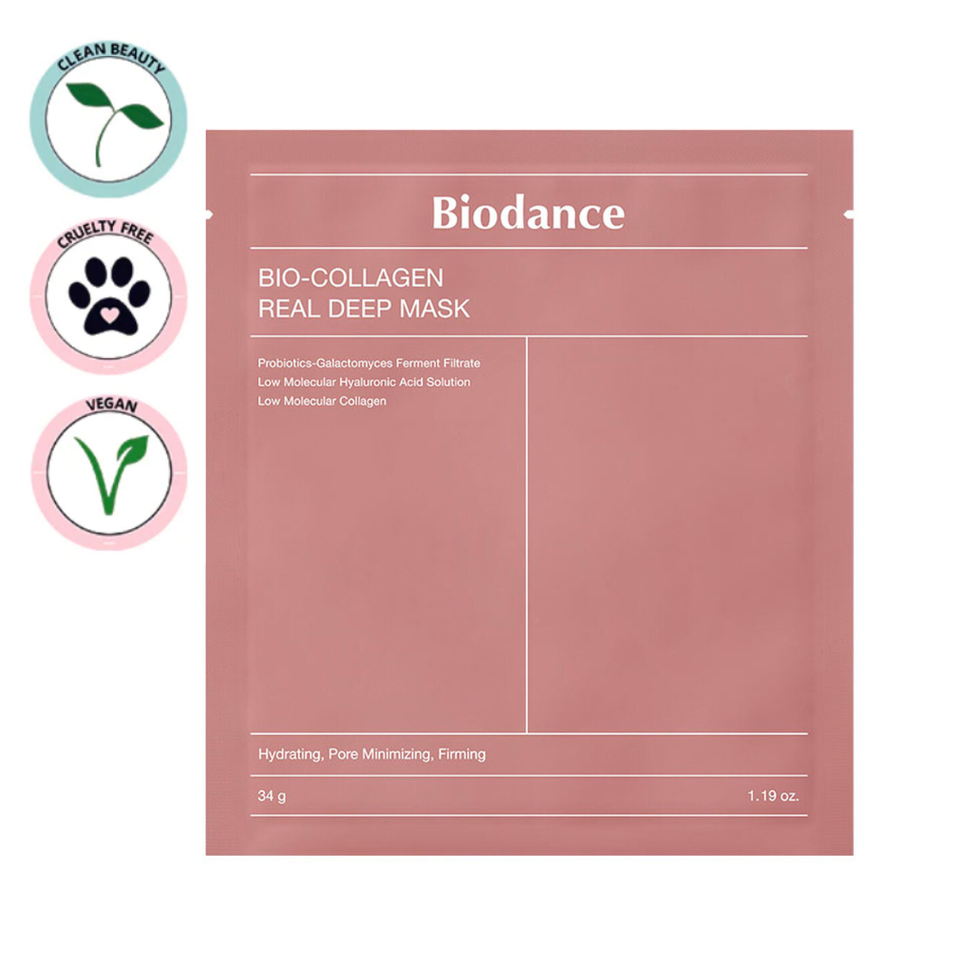 Biodance - Bio-Collagen Real Deep Mask - Maschera viso rassodante al collagene - 1 pz/34 g