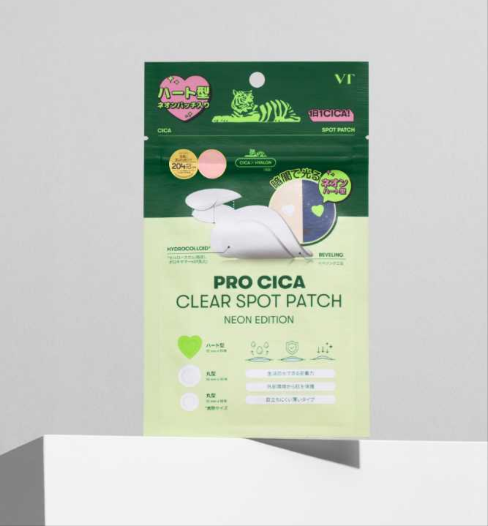 VT PRO CICA CLEAR SPOT PATCH - NEON EDITION - Cerotti trasparenti per imperfezioni