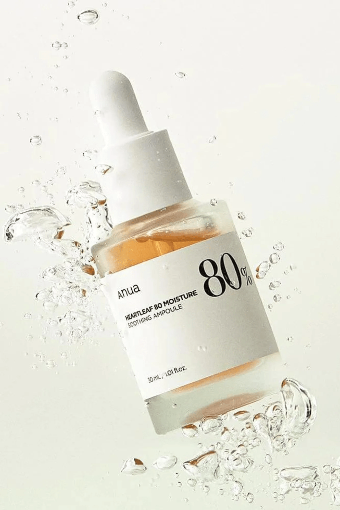 ANUA HEARTLEAF 80% AMPOULE 30ml riduce rossori dona una pelle visibilmente più liscia e luminosa.