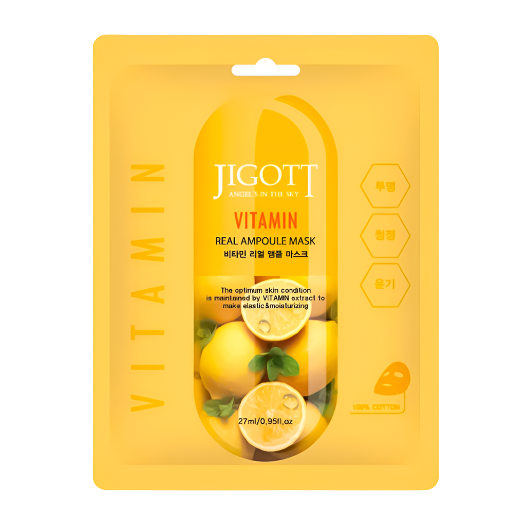 Jigott Vitamin Real Ampoule Maschera 27 ml