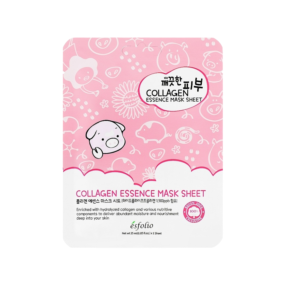 Maschera al collagene - Pure Skin Essence Mask Sheet 25ml - esfolio