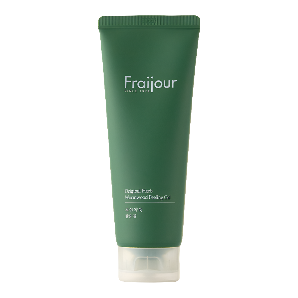 Fraijour Original Herb Gel Peeling all'Assenzio - elimina le cellule morte e aiuta la pelle a tornare sana, migliora punti neri, brufoli e acne - 150 ml
