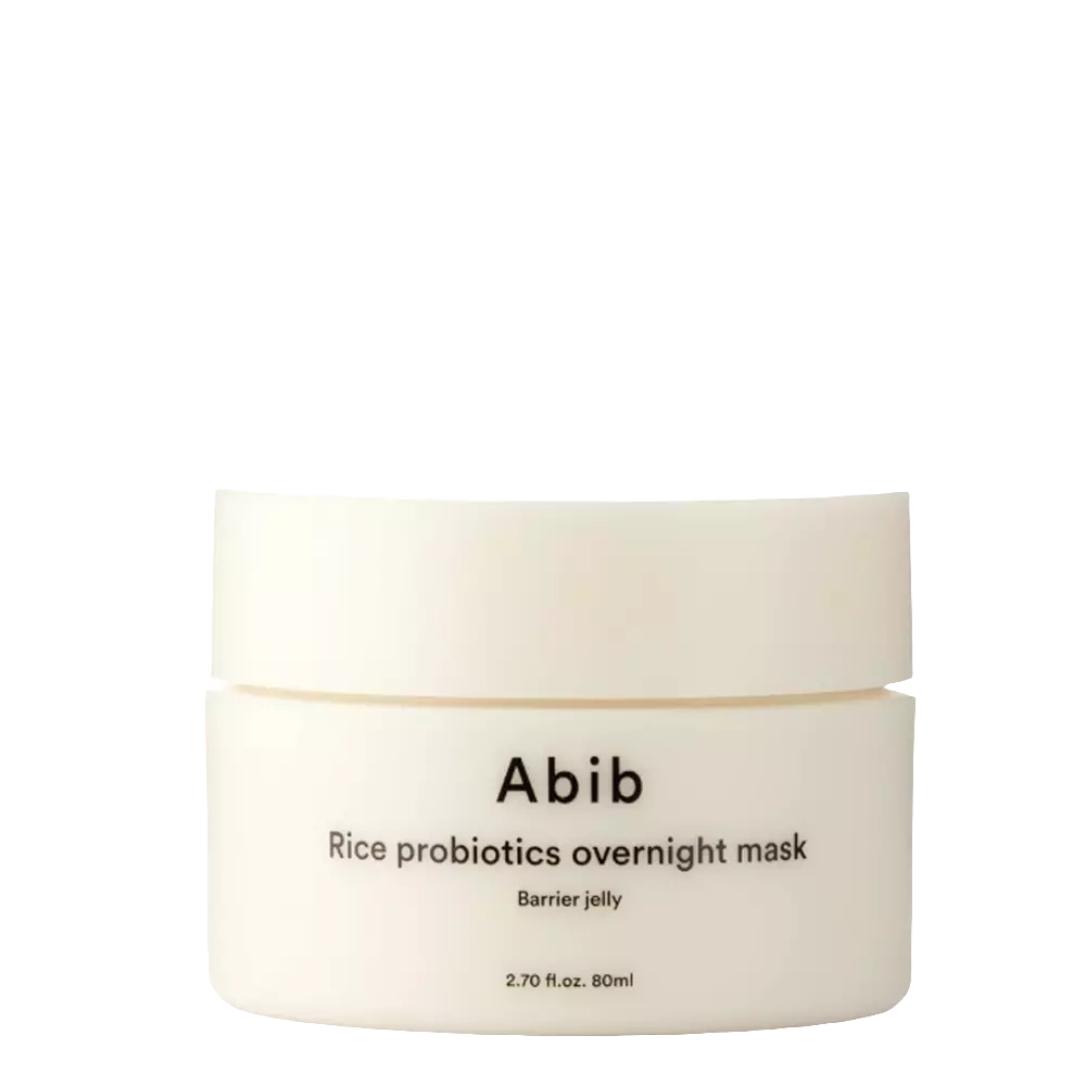 Abib - Maschera da notte con probiotici di riso Barrier Jelly - idratante antirughe e anti invecchiamento - 80 ml