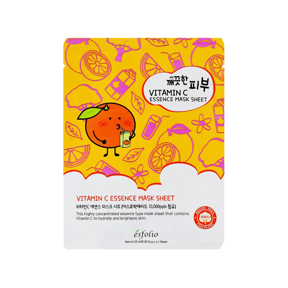 Maschera Vitamina C - Pure Skin Essence Mask Sheet 25ml - esfolio
