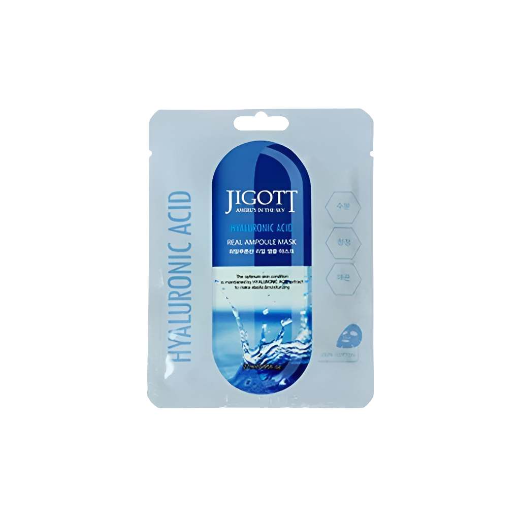Jigott Hyaluronic Acid Real Ampoule Mask 27 ml