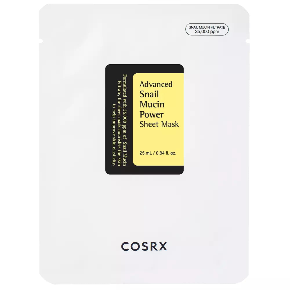 COSRX - Maschera in fogli Advanced Snail Mucin Power Essence - 25 ml