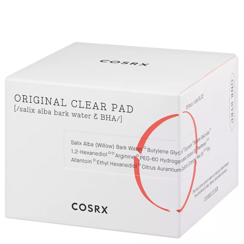 COSRX - One Step Original Clear Pad - Dischetti detergenti esfolianti - 70 pezzi.