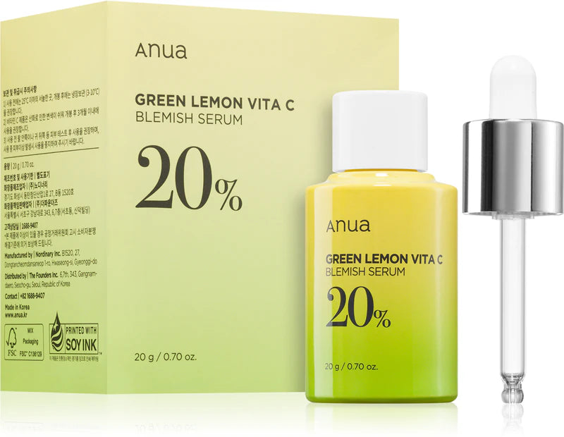 GREEN LEMON VITAMIN C BLEMISH SERUM 20g