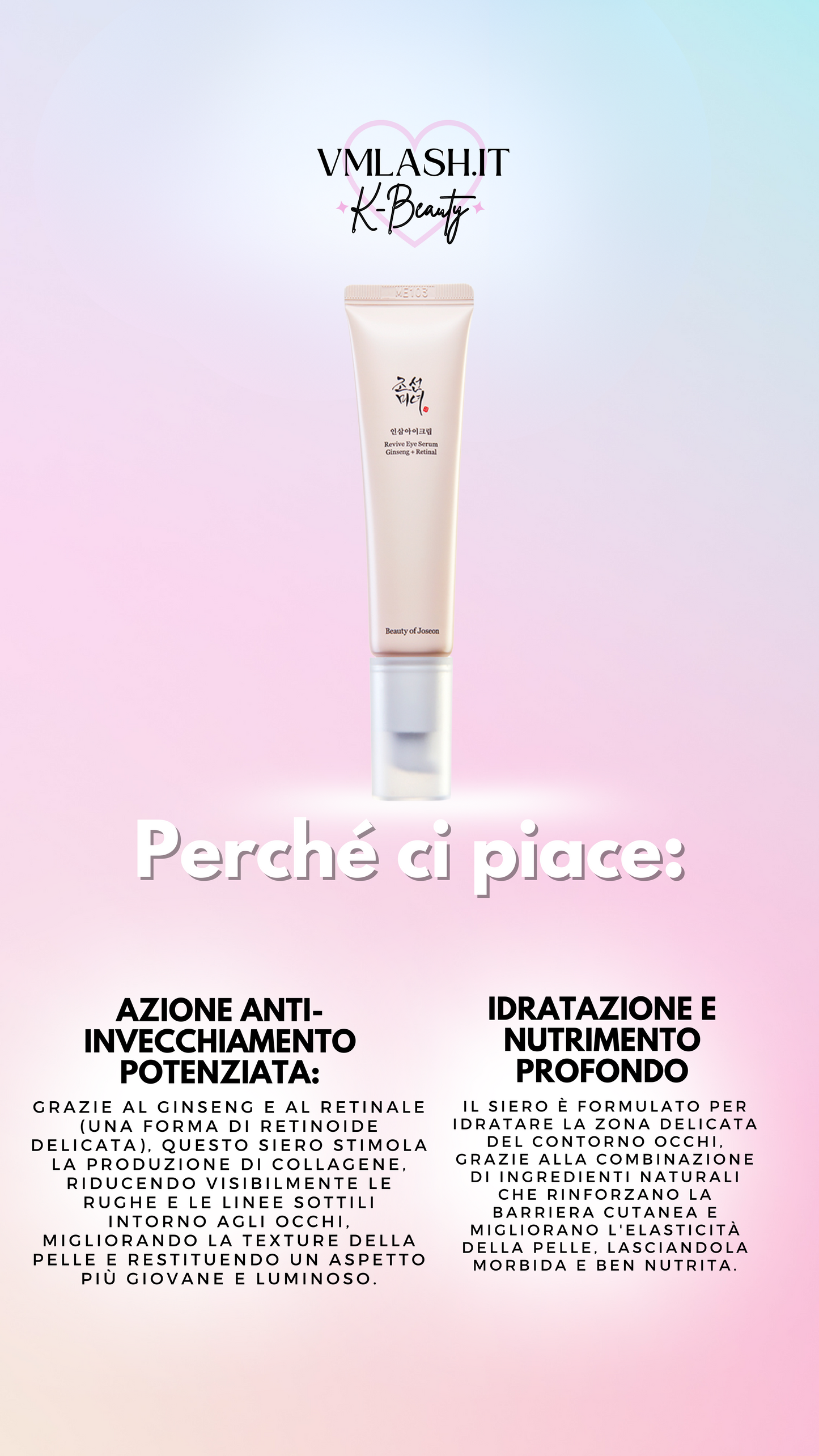 Beauty of Joseon - Revive Eye Serum - Ginseng + Retinal - Siero antirughe per gli occhi - 30 ml