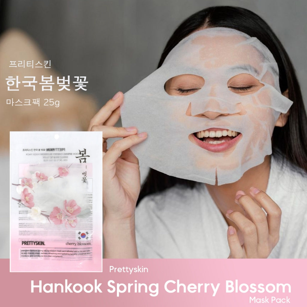 PRETTYSKIN - Hankook Spring Mask Pack - Cherry Blossom - 1pezzo