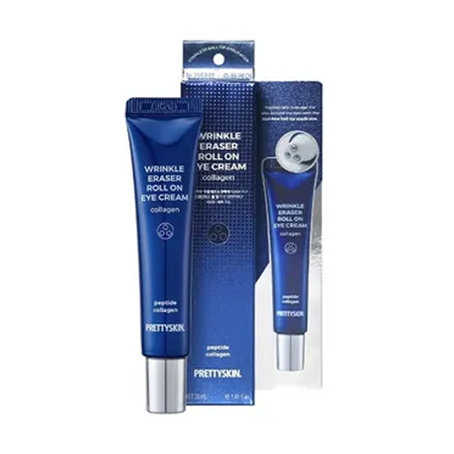 PRETTYSKIN - Wrinkle Eraser Roll On Eye Cream - Collagene - 30ml