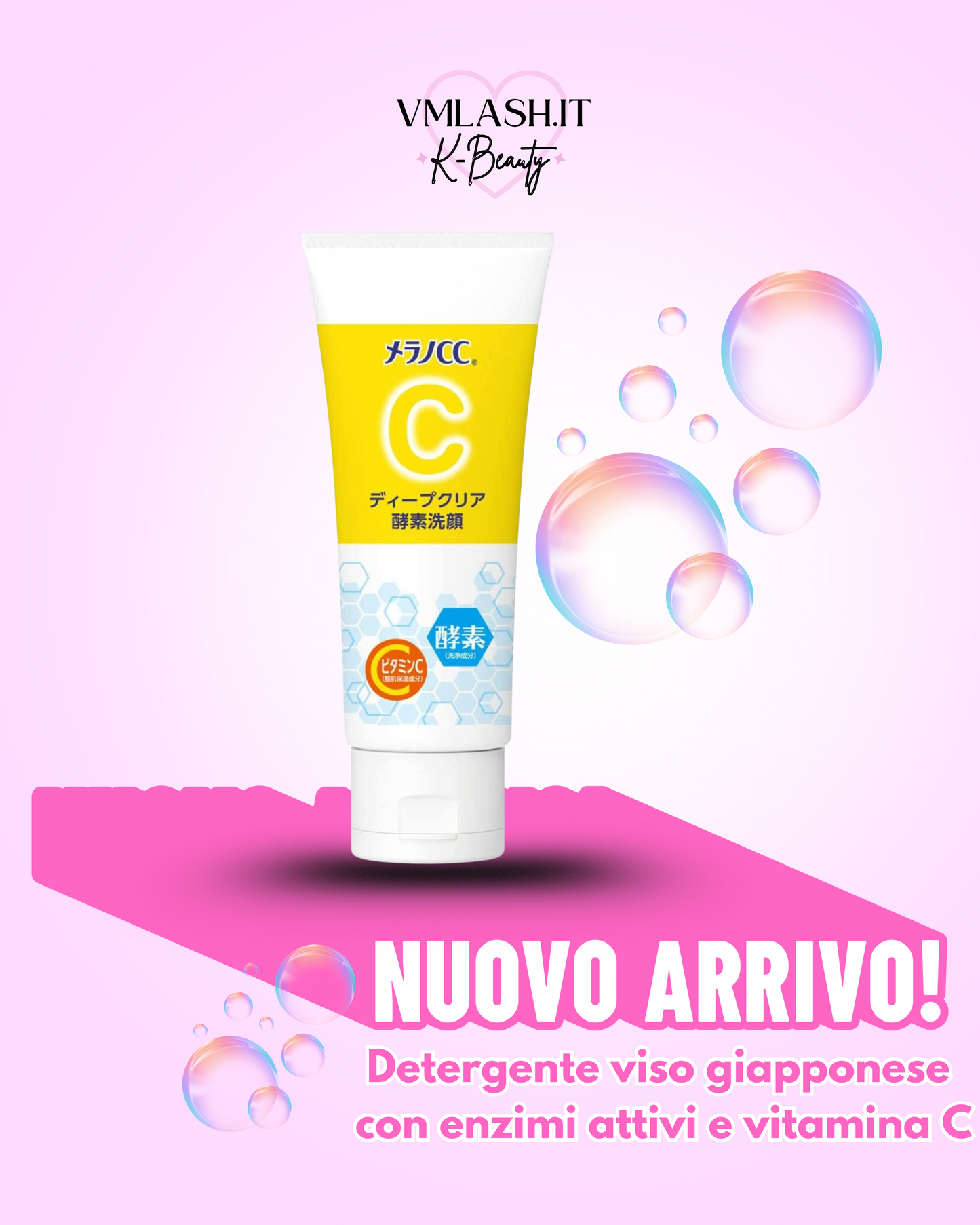 Melano CC Deep Clear Enzyme Face Wash – Detergente Enzimatico Illuminante