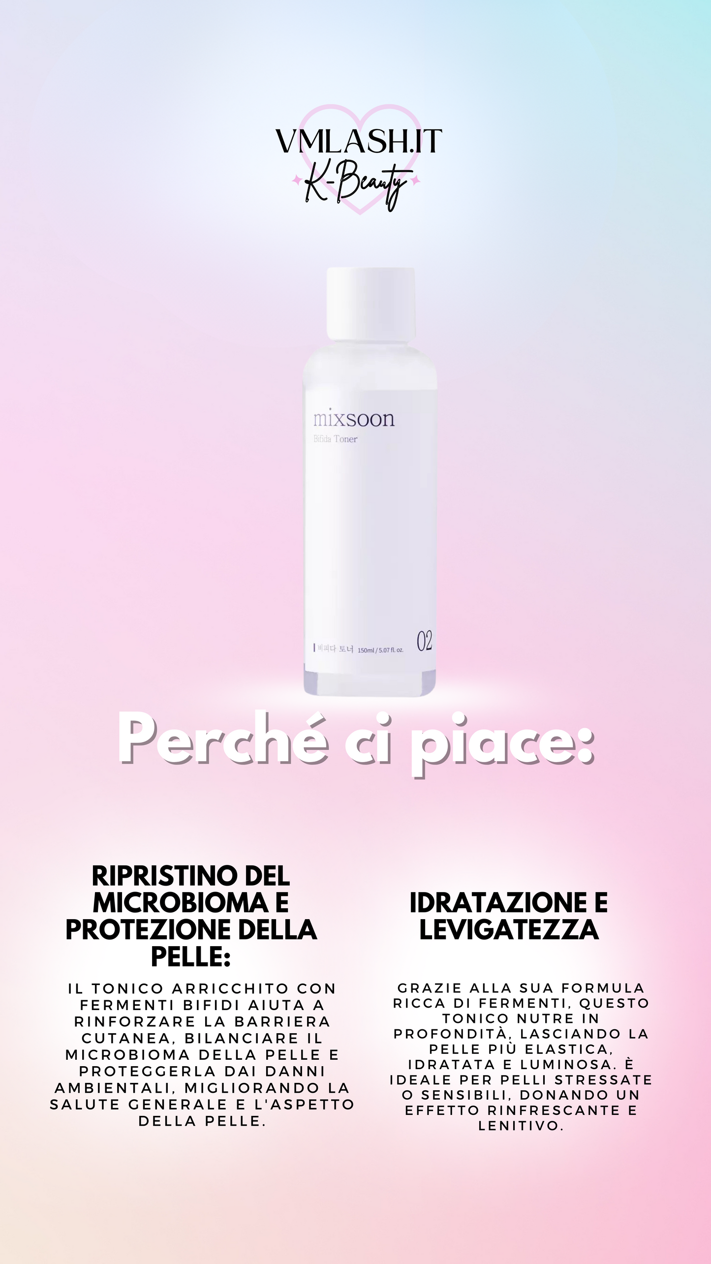 Mixsoon - Bifida Ferment Toner - Tonico per fermenti bifidi - 150ml