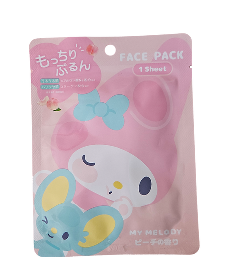 My melody & Peach Face Pack - Pesca