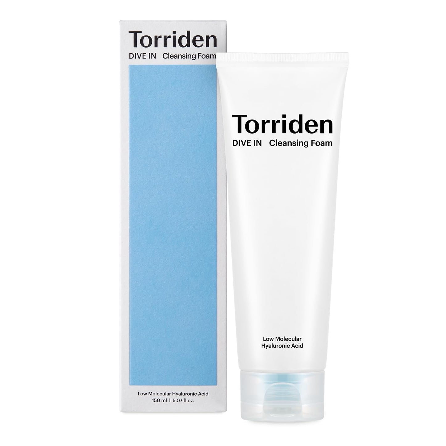 Torriden - Dive In - Schiuma detergente all'acido ialuronico a basso peso molecolare - Schiuma detergente purificante - 150 ml
