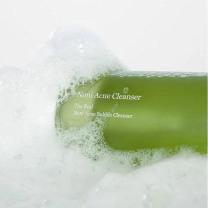 Celimax - The Real Noni Acne Bubble Cleanser - Schiuma detergente per il viso riduttrice del sebo in eccesso - 155 ml