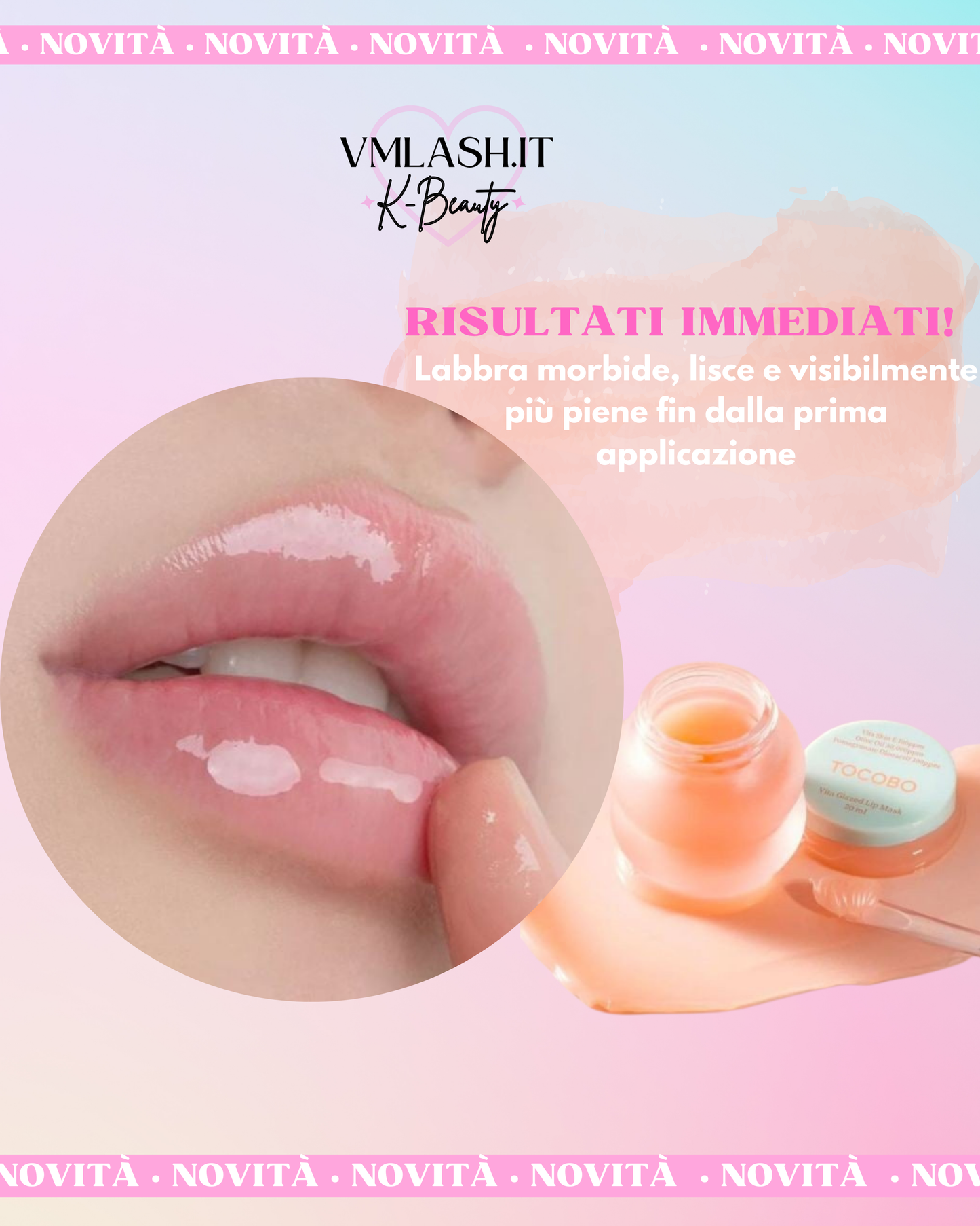 TOCOBO Vita Glazed Lip Mask 20ml – Maschera labbra