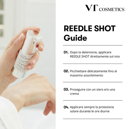 VT COSMETICS Reedle Shot 100 50ml – Booster viso Indicato per imperfezioni, rughe, pori dilatati, macchie post-infiammatorie, pigmentazioni