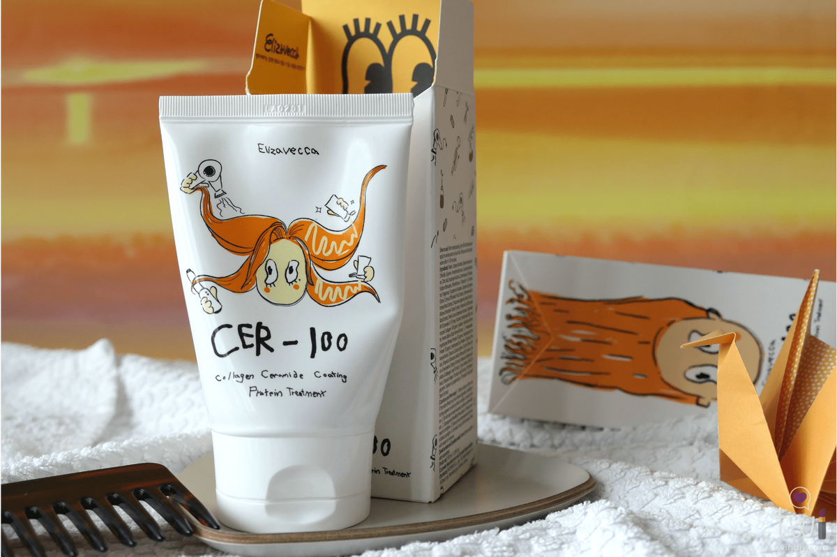 Elizavecca - Milky Piggy CER-100 Collagen Ceramide Coating Protein Hair Treatment - Maschera per capelli rigenerante con collagene e ceramidi - 100 ml