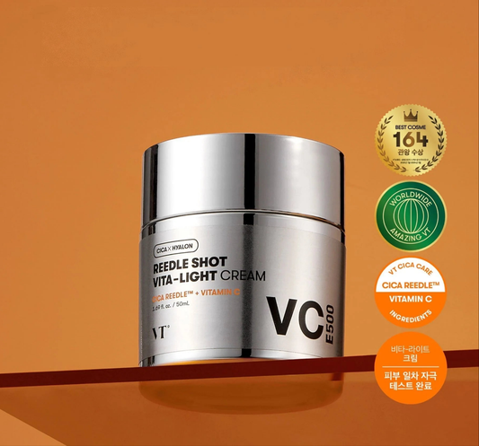 Vt Cosmetics Reedle Shot Vita-Light Cream Crema Viso Antirughe Illuminante 50 ml