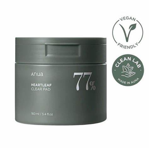 Anua - Heartleaf 77% Toner Pad - Dischetti tonificanti lenitivi antibatterici e antinfiammatori con estratto di astragalo - 70 pz.