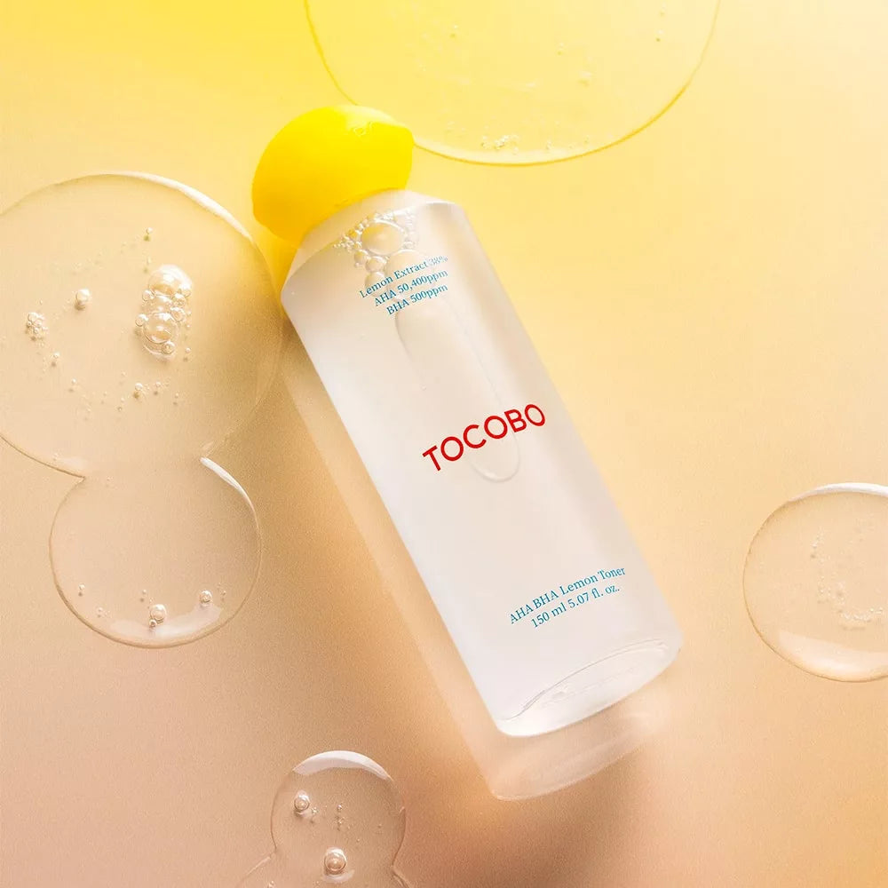 Tocobo - AHA BHA Lemon Toner - Tonico al limone con acidi AHA e BHA - 150 ml