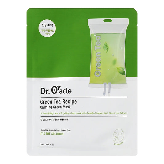 Dr. Oracle Green Tea Recipe Maschera verde calmante 1 pz*25 ml
