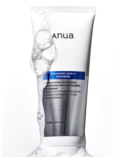 ANUA 8 HYALURONIC ACID HYDRATINGGENTLE FOAMING CLEANSER 150ml