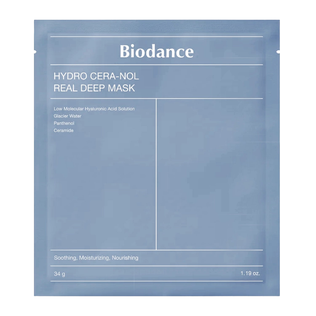 Biodance - Hydro Cera-nol Real Deep Mask - Maschera viso idratante al collagene - 1 pz/34 g