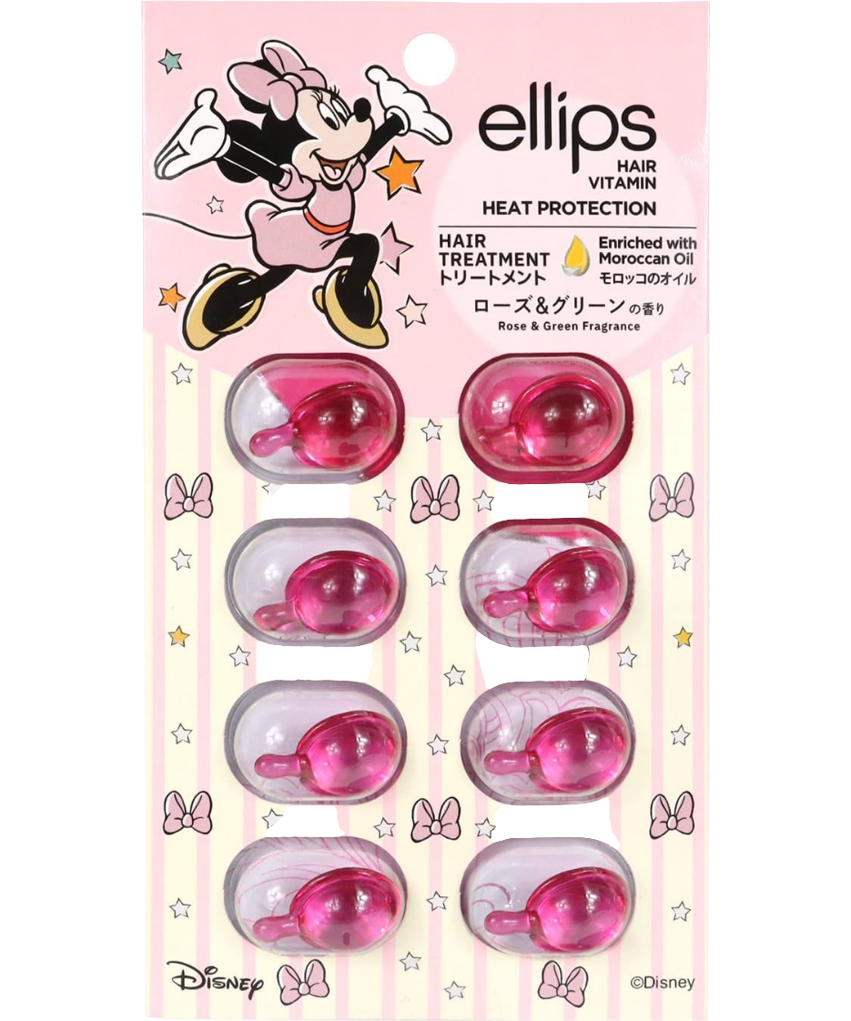 Ellips Hair Vitamin Disney Edition – Heat Protection (Rose & Green Fragrance) Minnie