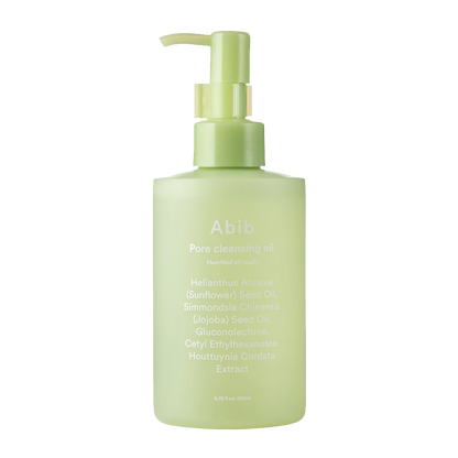 Abib - Olio struccante per i pori con  Heartleaf, sebo-riduttore e stringi pori - 200 ml