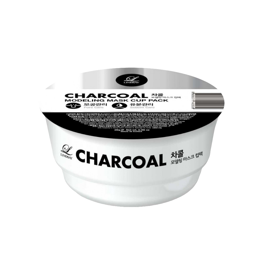 Lindsay Charcoal Modeling Rubber Mask Cup Pack (28 g)