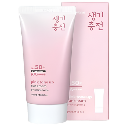PRETTYSKIN - Pink Tone Up Sun Cream SPF50+ PA++++ - 50ml
