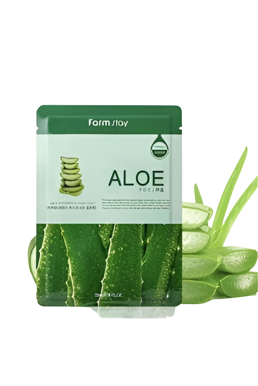 Maschera all'Aloe - Visible Difference Mask Sheet - Farmstay