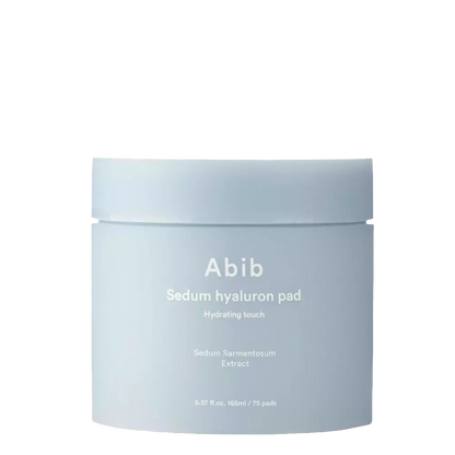 Abib - Sedum Hyaluron Pad Hydrating Touch - Dischetti idratanti e uniformanti per il viso - 165 ml/75 pezzi