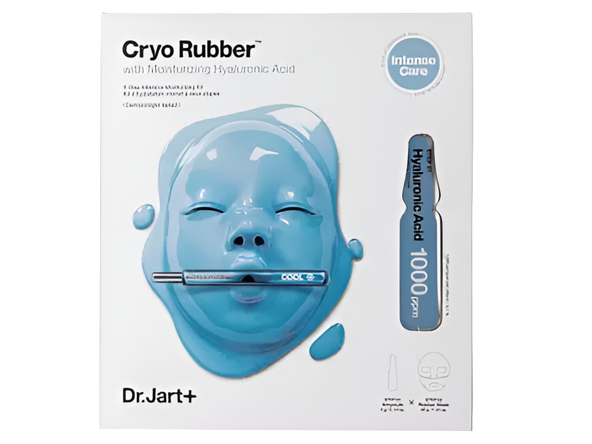 Dr.Jart+ - Cryo Rubber con Acido Ialuronico Idratante - Maschera Idratante Intensiva in Due Fasi - 40g
