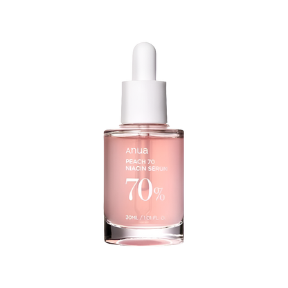 ANUA Peach 70 Niacin Serum 30ml – Siero viso - illumina, riduce i pori, idrata, anti- invecchiamento
