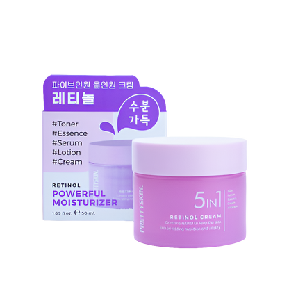 PRETTYSKIN - 5In1 crema al retinolo - 50ml