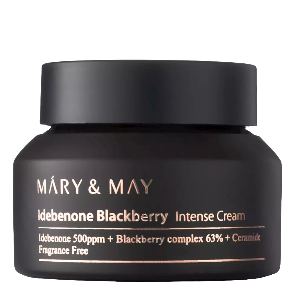 Mary&May - Idebenone Blackberry Intense Cream - Crema antirughe con Idebenone - 70g