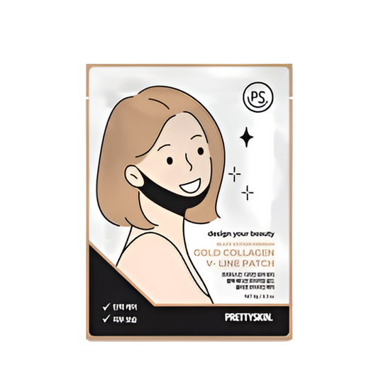 PRETTYSKIN - Black Edition Premium Gold Collagen V-Line Patch - 9g