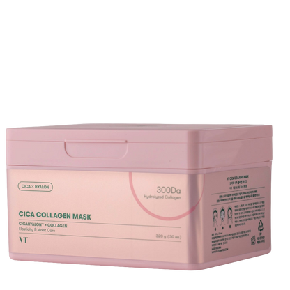VT Cosmetics - CICA Collagen Mask - Set di maschere viso rassodanti in un foglio - 30 pezzi/320 g