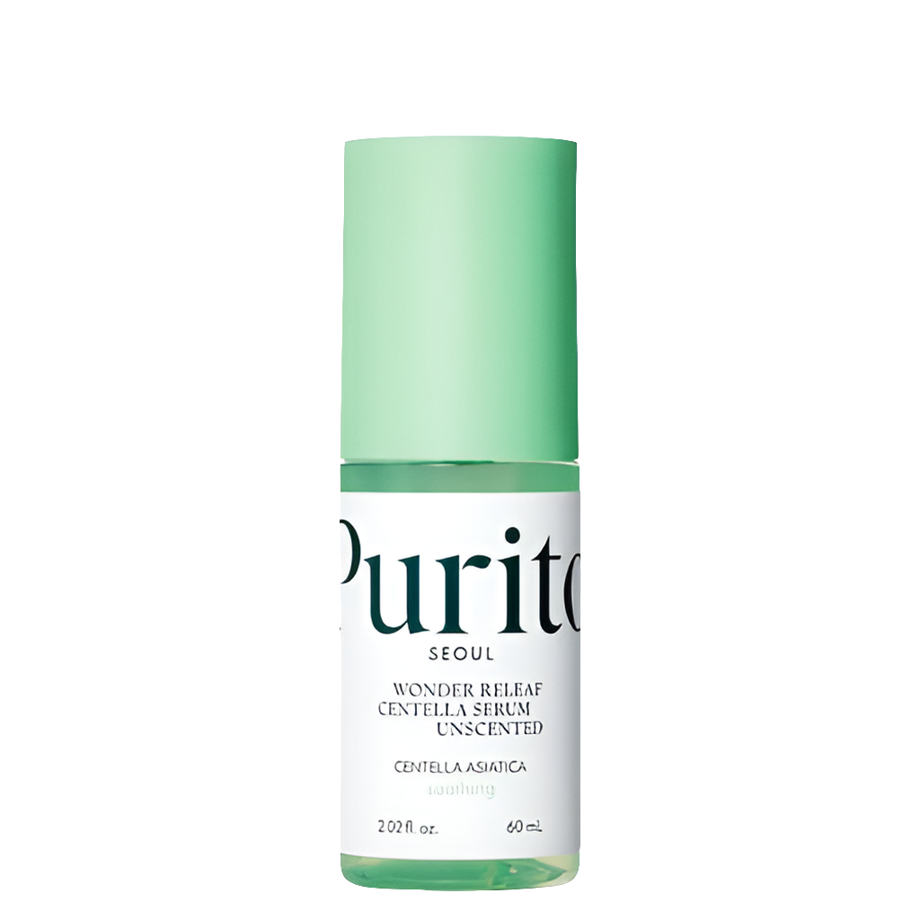 Purito SEOUL - Wonder Releaf Centella Serum - Stimola la sintesi dell'acido ialuronico, idrata e aumenta i livelli di antiossidanti nella pelle - 60ml