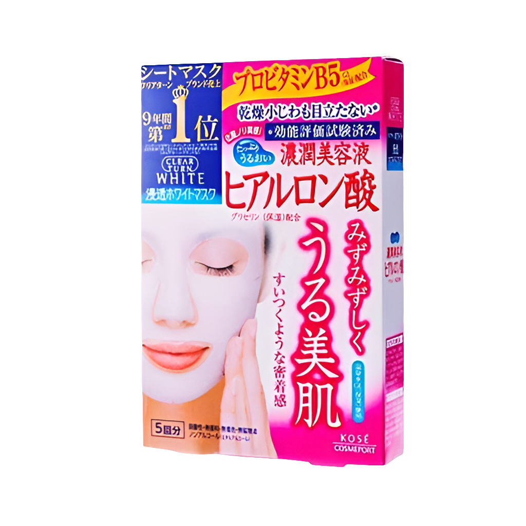 Maschera viso Clear Turn White Hyaluronan – Kosè