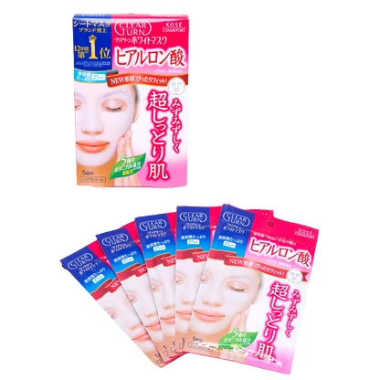 Maschera viso Clear Turn White Hyaluronan – Kosè