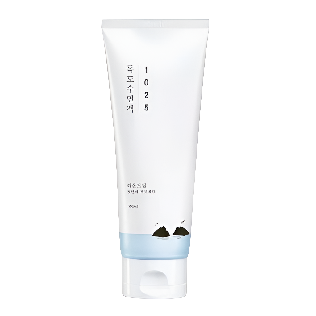 Round Lab 1025 Dokdo Sleeping Pack - idrata molto la pelle, regola le ghiandole sebacee e ripristina il derma durante il sonno 100ml