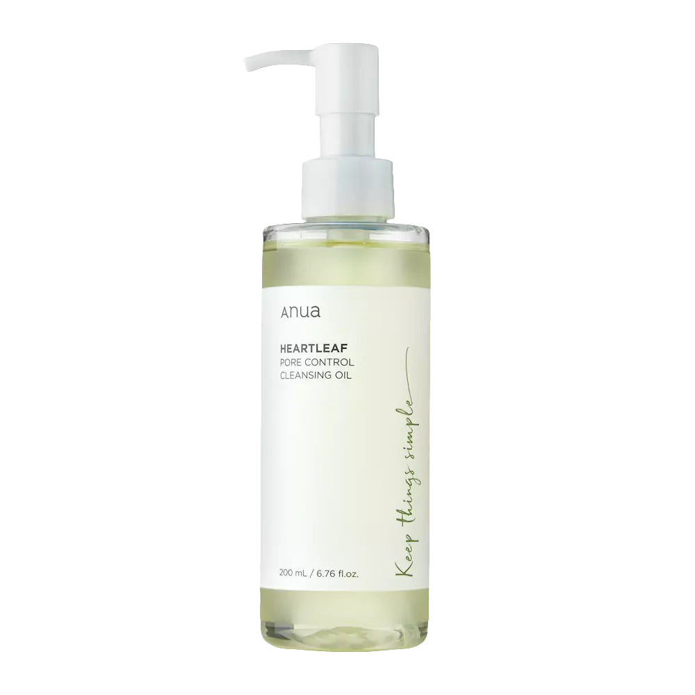 Anua - Olio detergente con Heartleaf per il controllo dei pori rallenta l'invecchiamento - 200 ml