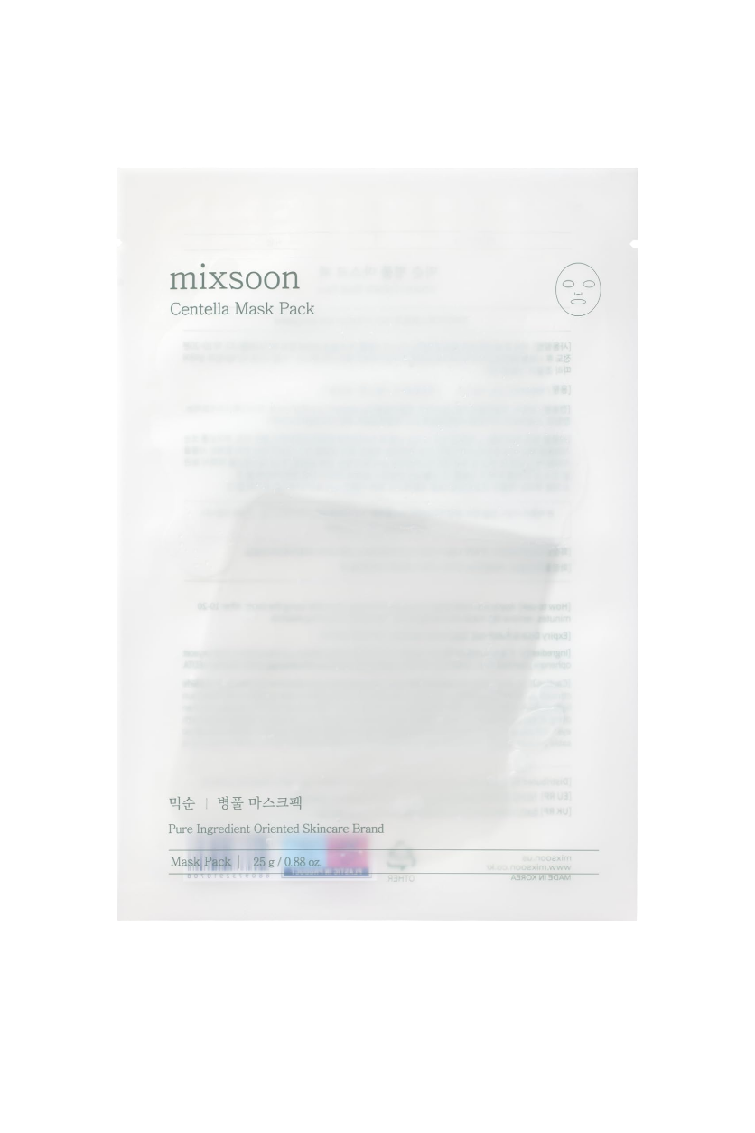 Mixsoon - Centella Mask maschera in tessuto con Centella - 1 pezzo