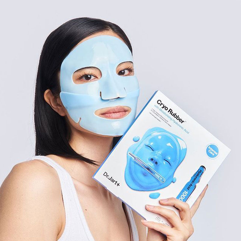 Dr.Jart+ - Cryo Rubber con Acido Ialuronico Idratante - Maschera Idratante Intensiva in Due Fasi - 40g